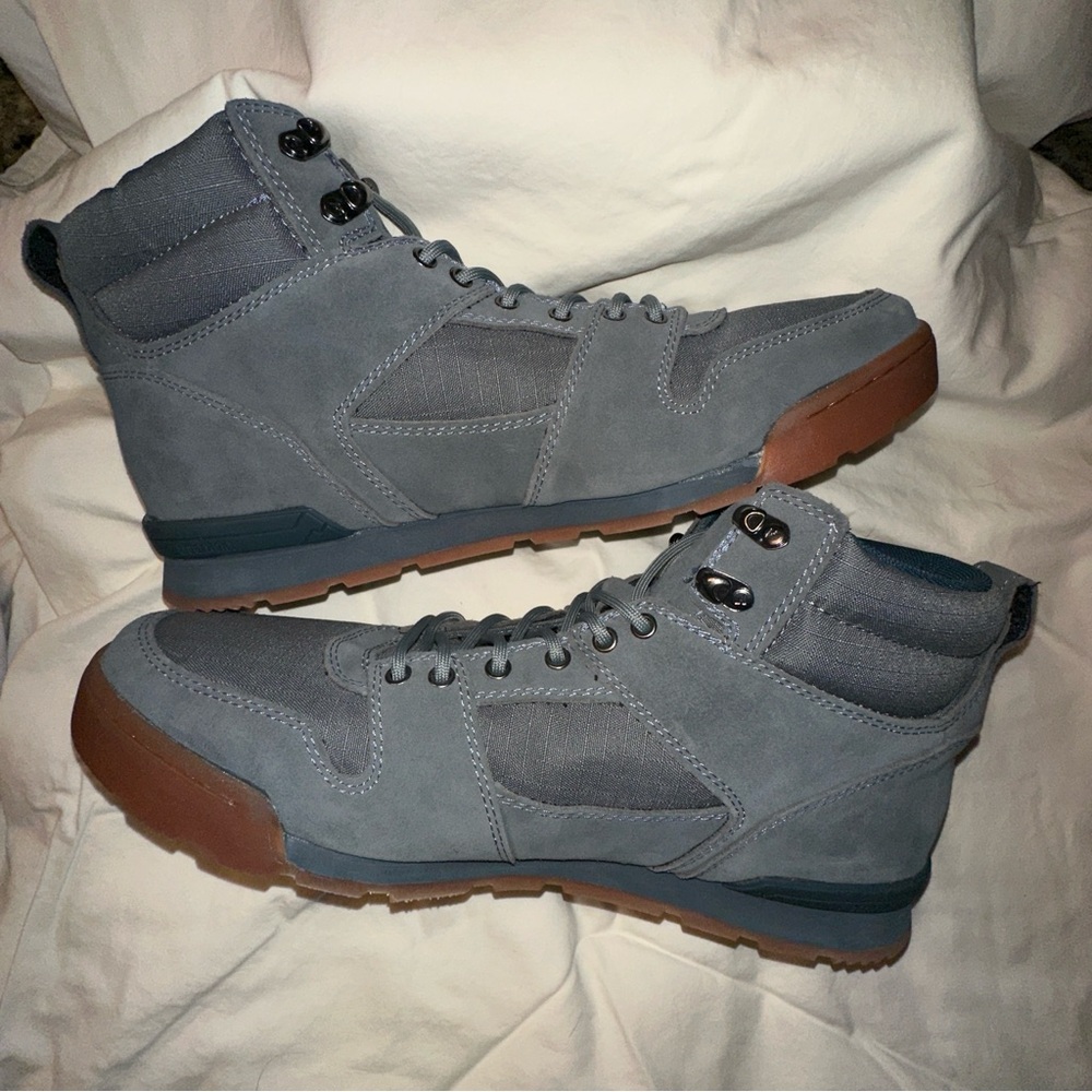 Men's Blue/Grey Sneaker Boots